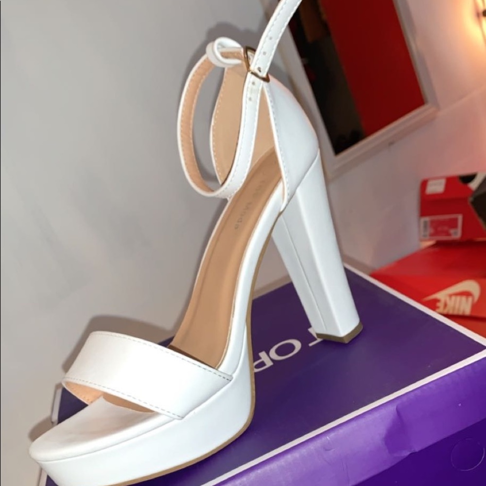 White heels
